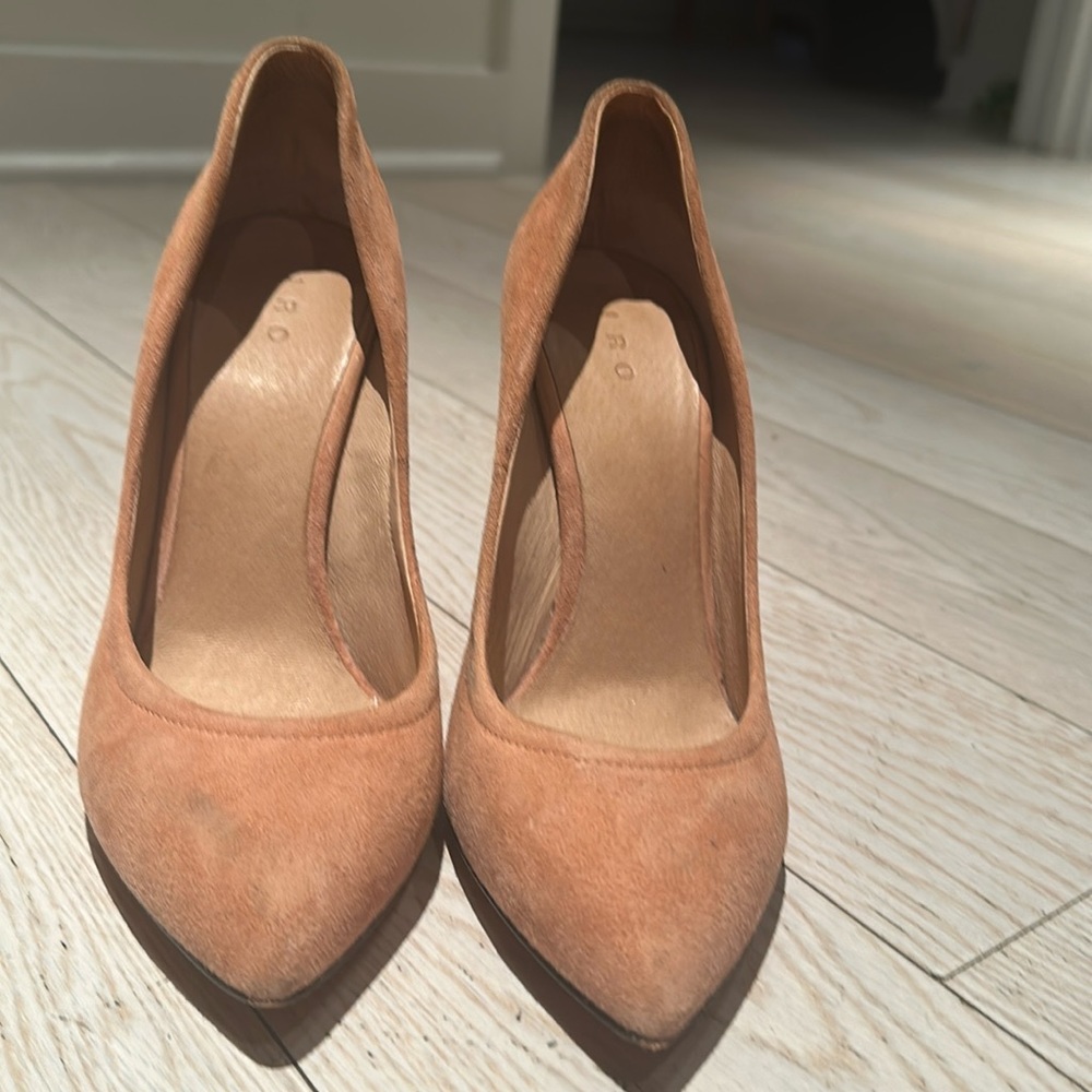 Pink Suede Iro pumps size 38